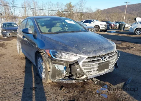 2018 Hyundai Elantra Se from USA, damaged, VIN 5NPD74LF6JH284517
